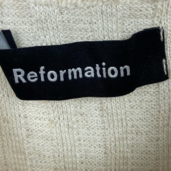NWT Reformation Pippy Top Natural Sweetheart Tank Size XL Linen Bohemian Boho‎ - Picture 8 of 11